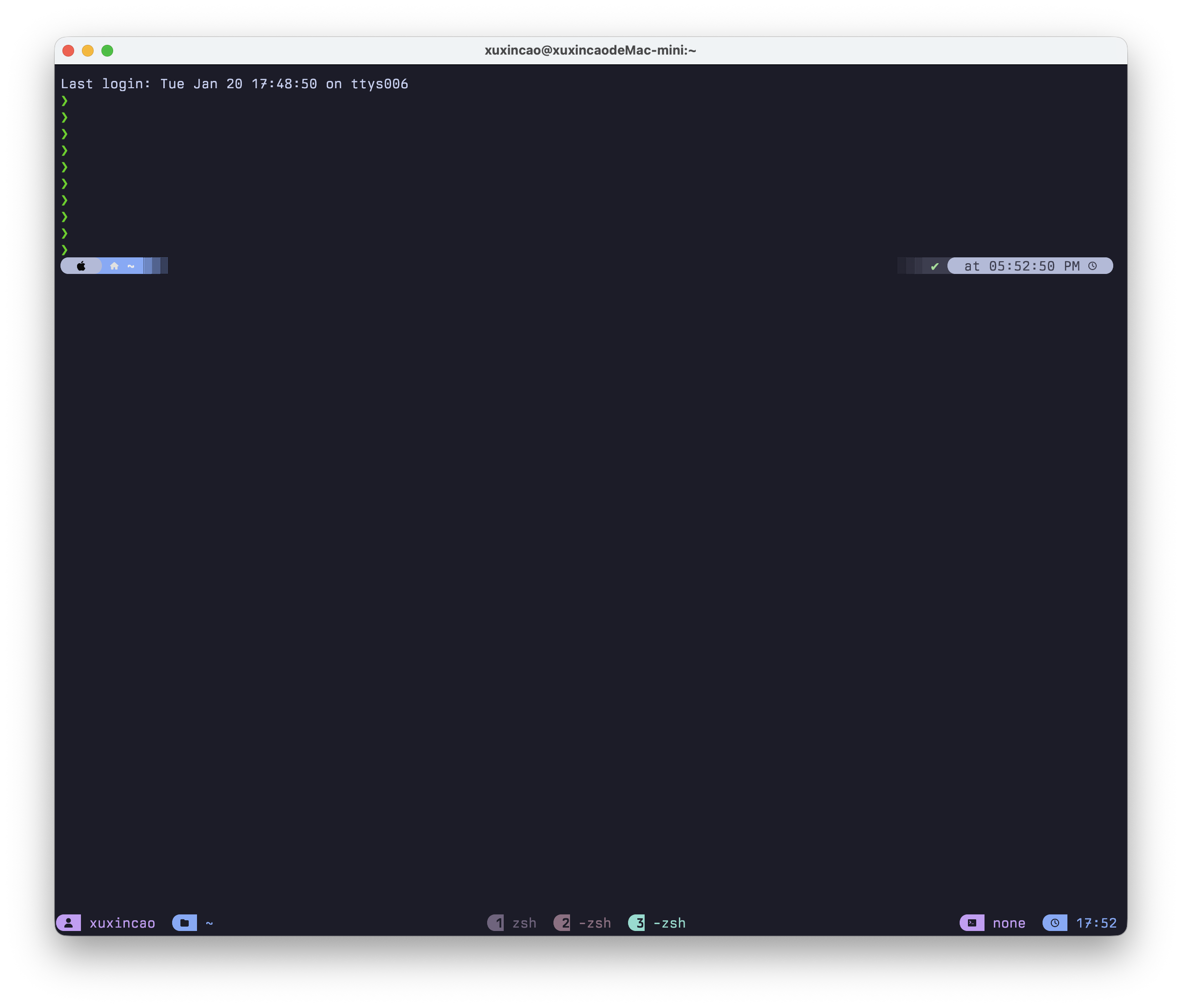 Powerlevel10k Theme Final Result